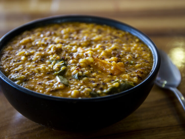 Zuppa di lenticchie e cavolo nero