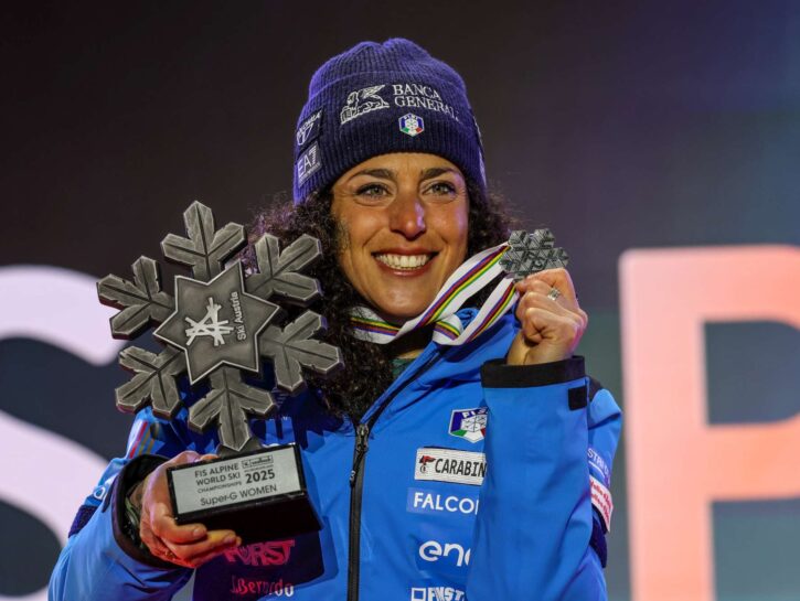 Impresa Brignone ai Mondiali: argento in superG