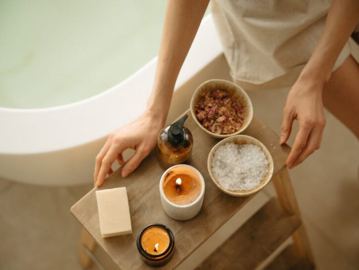 Coccole 100% naturali: sali da bagno alla lavanda