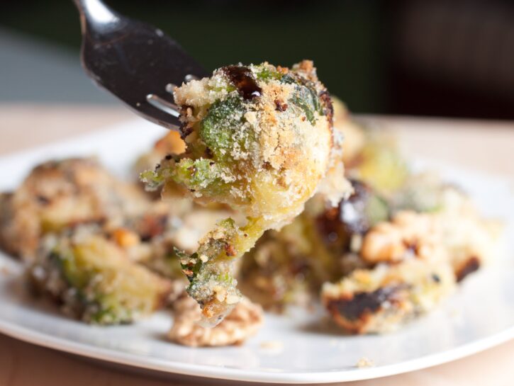 Cavoletti di bruxelles gratinati in forno