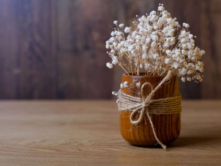 Come decorare i vasi con le corde