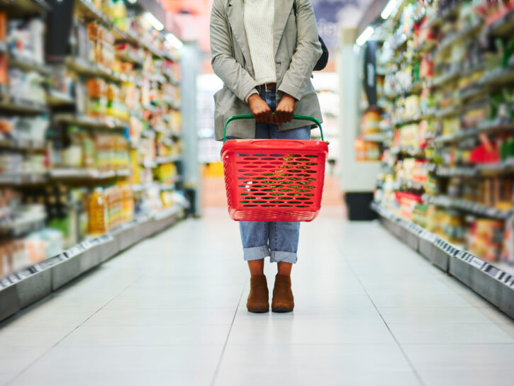 Consumi famiglie, spesa ridotta del 9% rispetto al pre-Covid