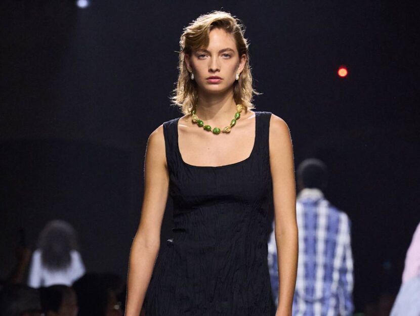 Tubino nero moda primavera 2025