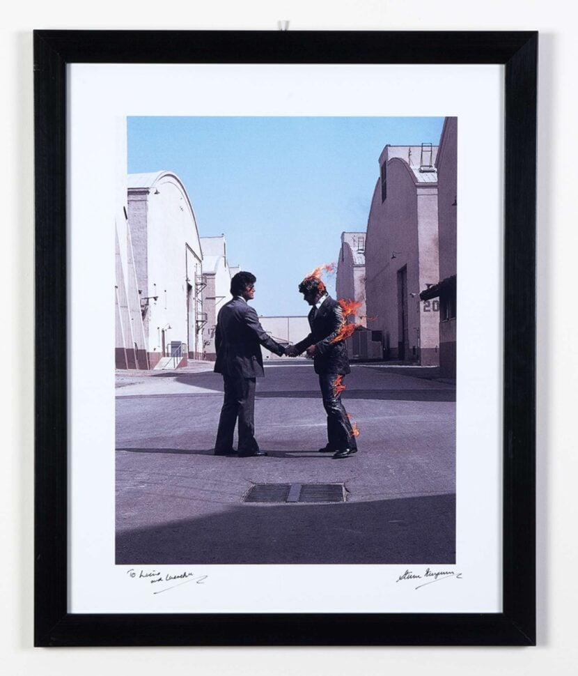Aubrey Powell & Storm Thorgerson, Pink Floyd “Wish You Were Here” copertina Front Cover, 1975