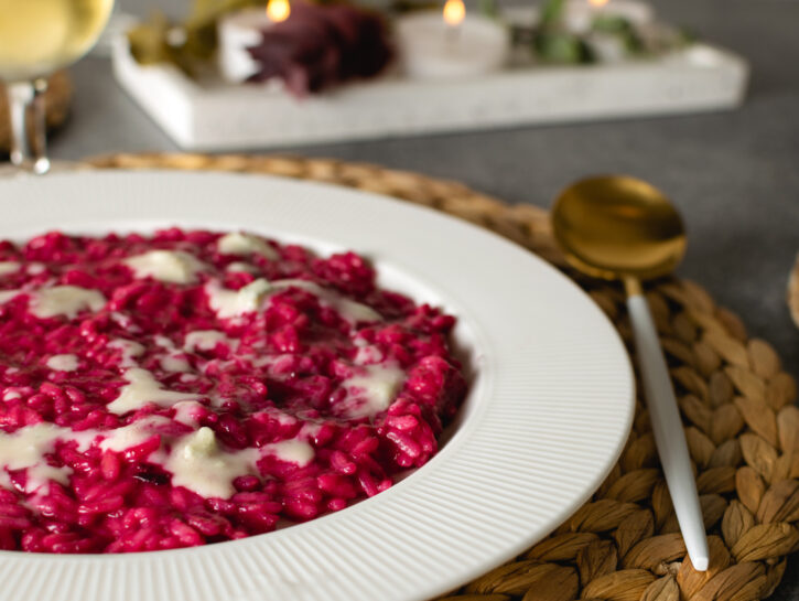 Risotto alla barbabietola