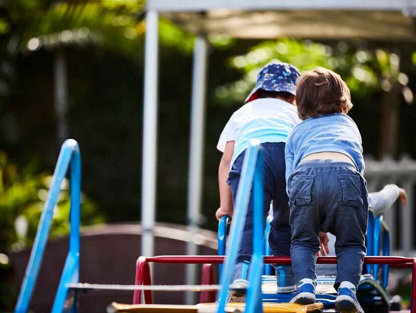Bambini a centro estivo