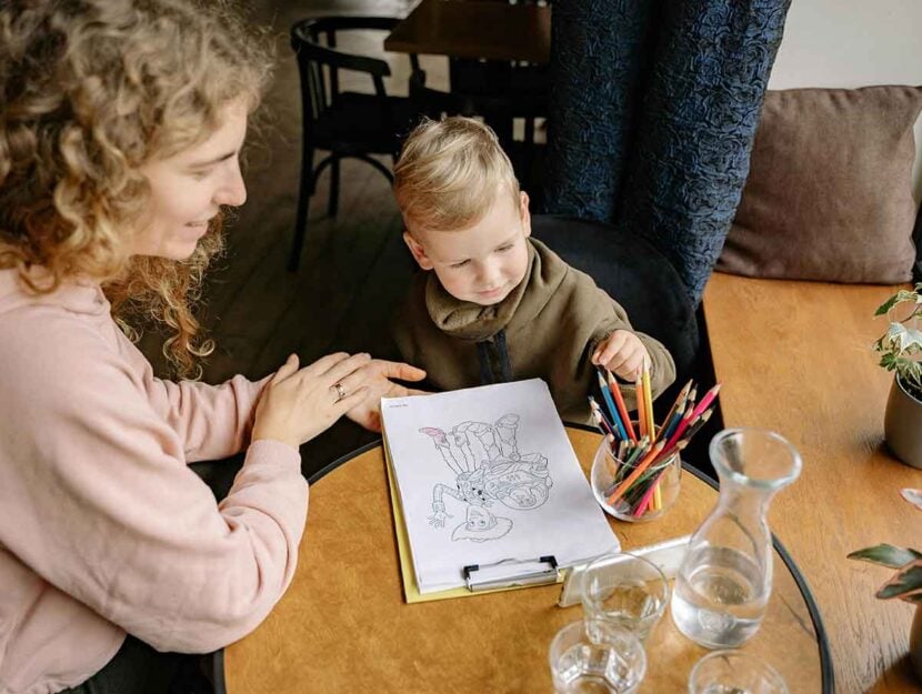 Mamma con figlio