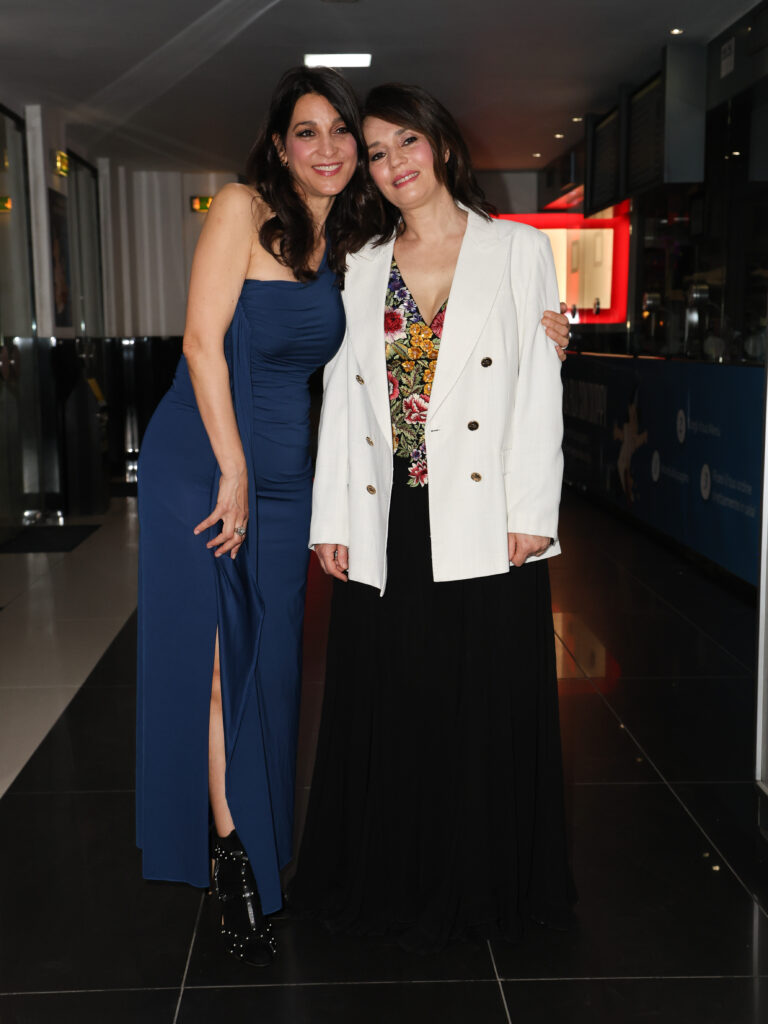 Roma, cinema Adriano, anteprima film "L'amore che ho". Nella foto: Donatella Finocchiaro, Carmen Consoli