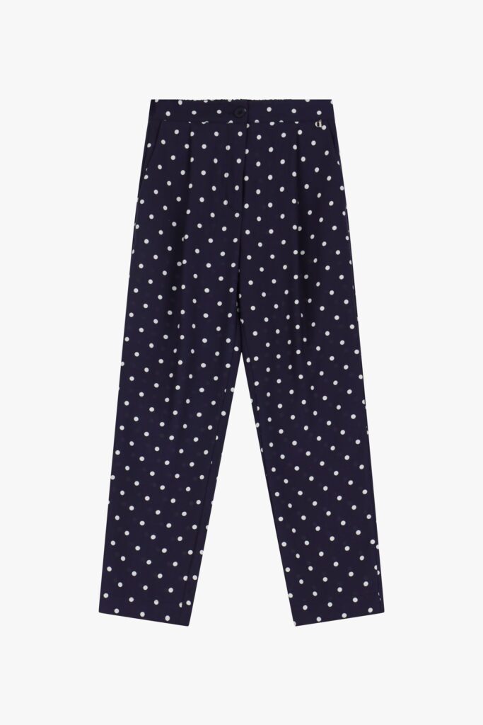 abbinamenti pantaloni a pois