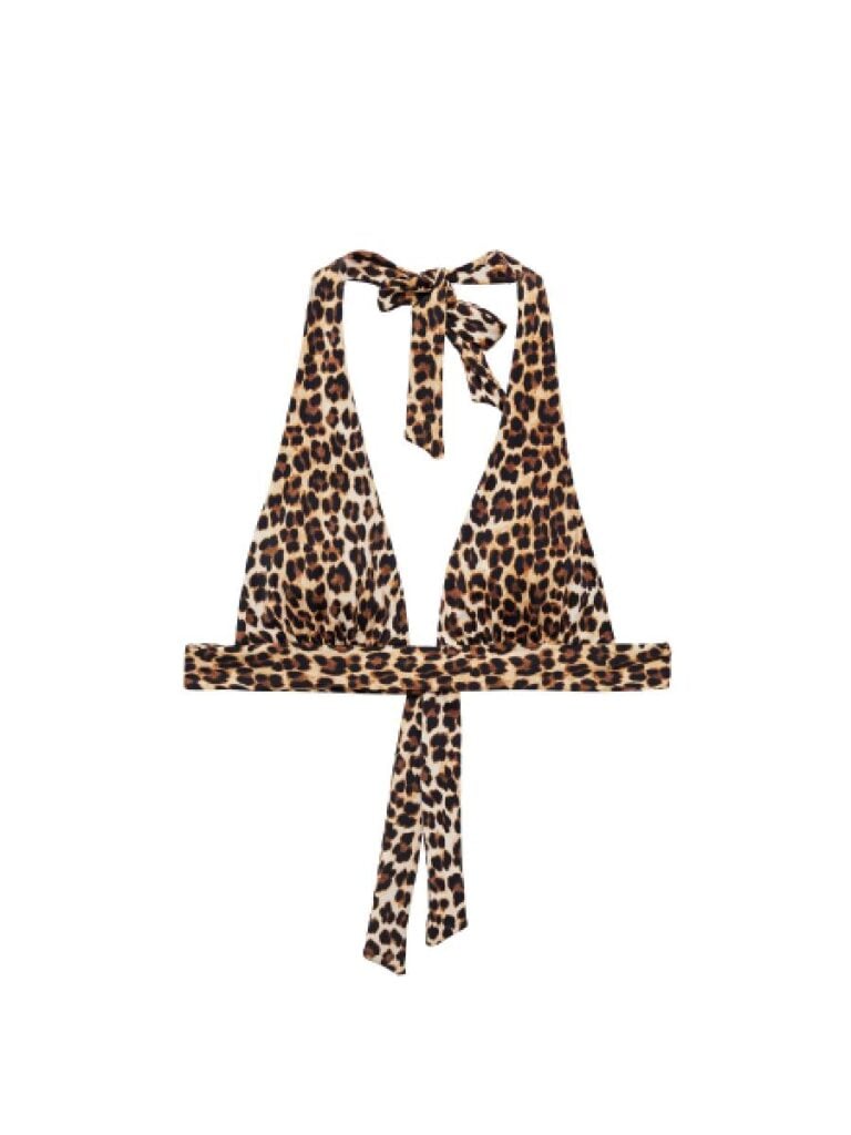 bikini top moda animalier estate 2025