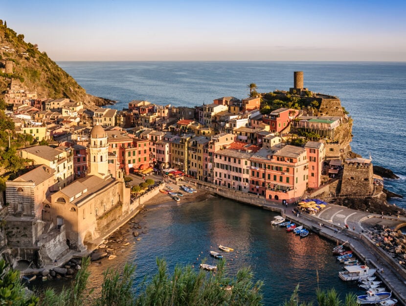 Vernazza al tramonto