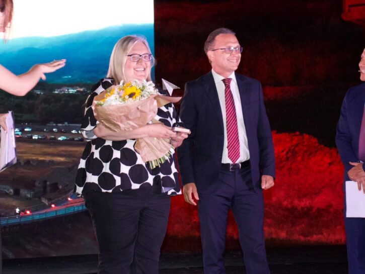 Ivana Faccioli, direttrice delle news di Rtl 102.5, premiata con il Verba Libertatis