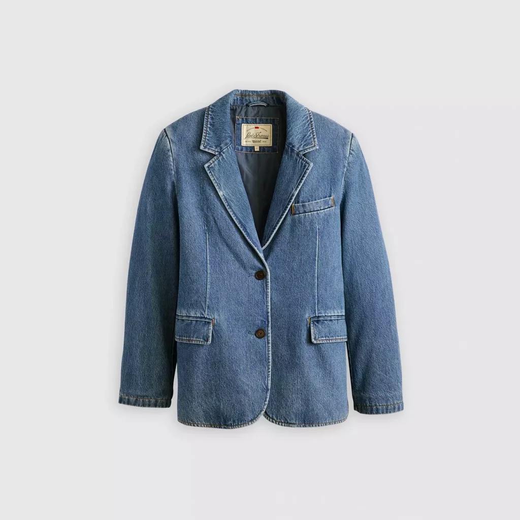 migliori blazer di jeans tendenza denim moda estate 2025