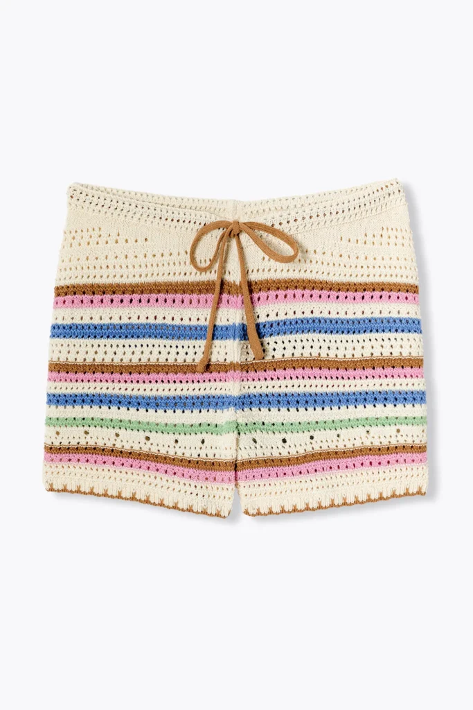 tendenza crochet shorts moda estate 2025