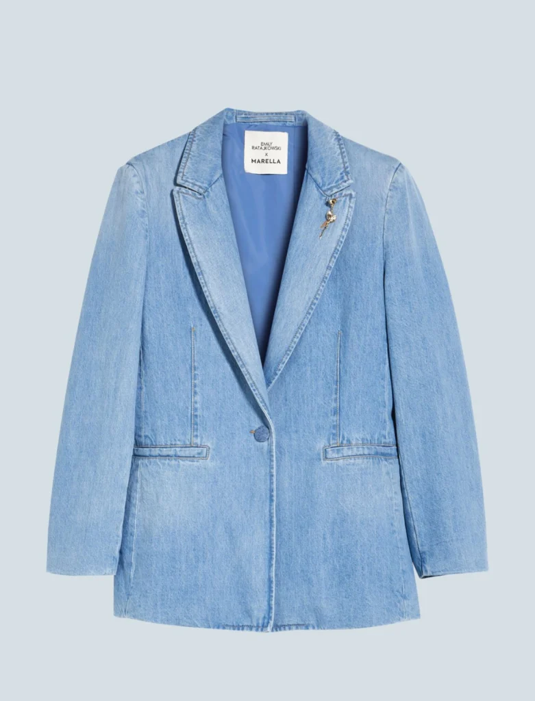 migliori blazer di jeans tendenza denim moda estate 2025