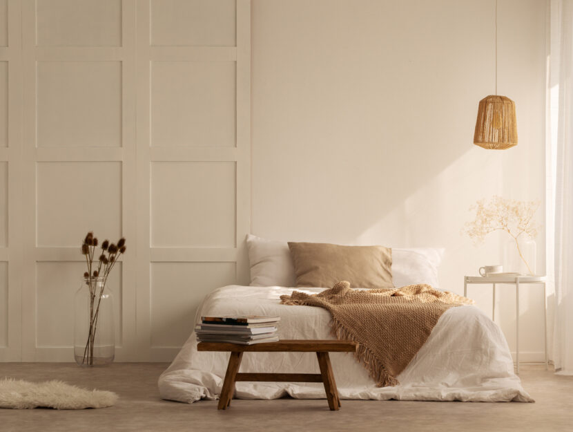 Decorazioni in lino naturale