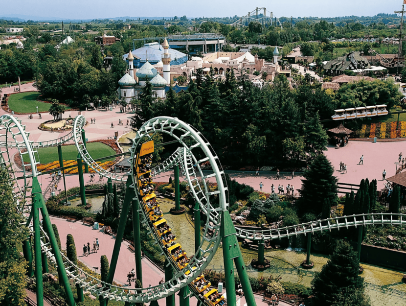 Una foto d'archivio di Gardaland, in occasione dei suoi 50 anni