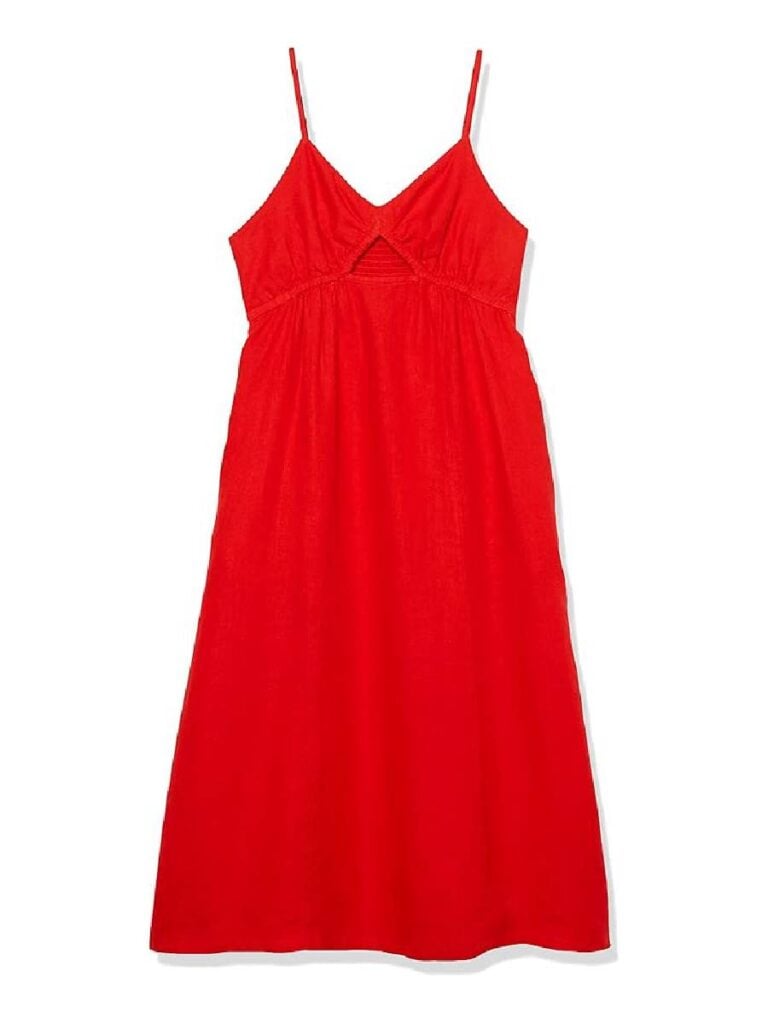 abito lungo rosso vestiti da acquistare su Amazon