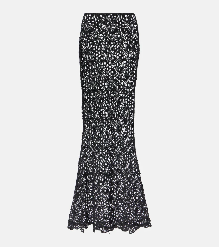 tendenza crochet gonna moda estate 2025