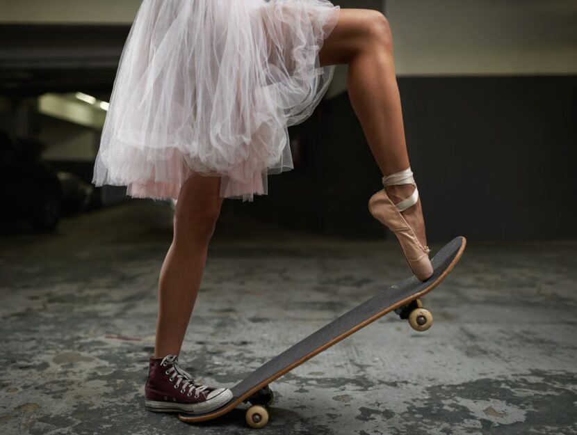 bambina sullo skate_coltivare il proprio talento