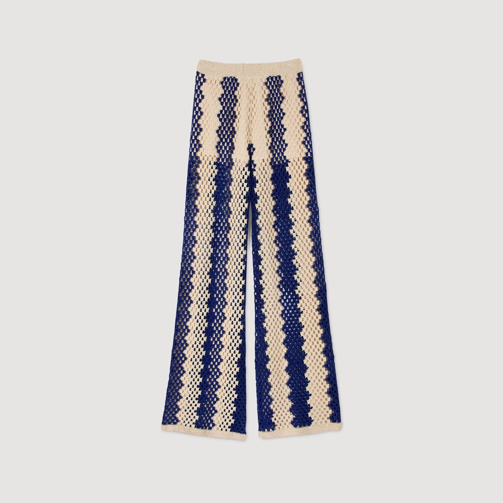tendenza crochet pantaloni moda estate 2025