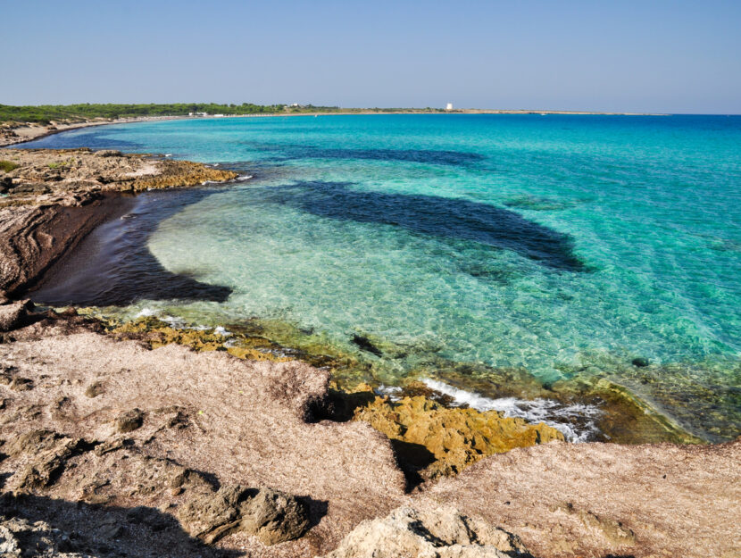 Vacanza al mare lontano dalla folla