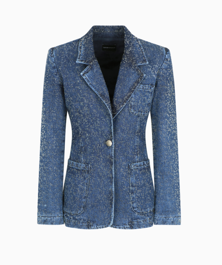 migliori blazer di jeans tendenza denim moda estate 2025