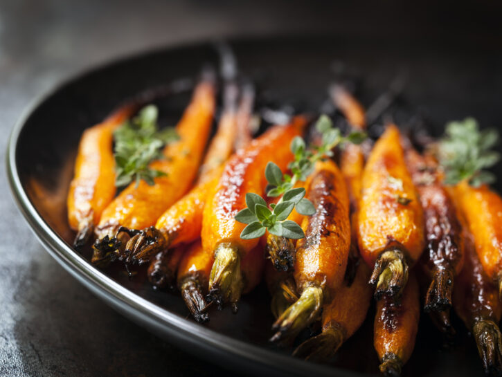 Carote al forno con spezie