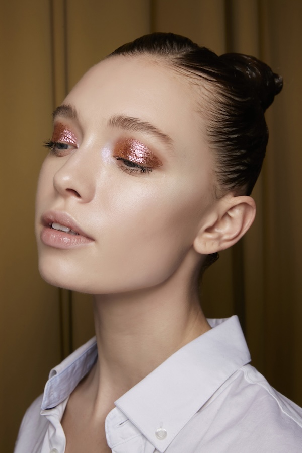 trucco con brillantini