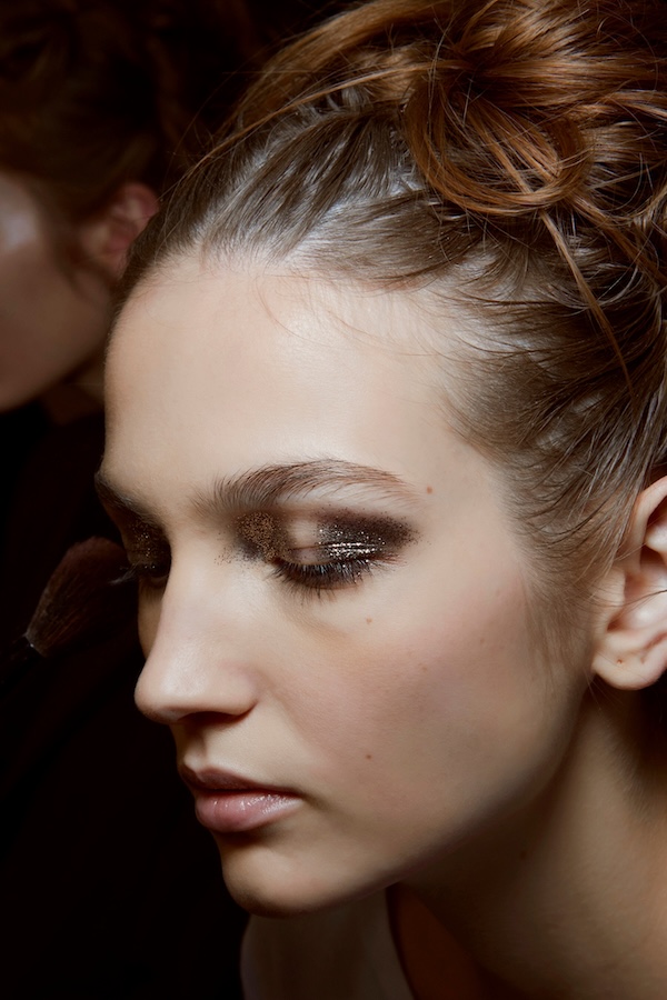 trucco con brillantini