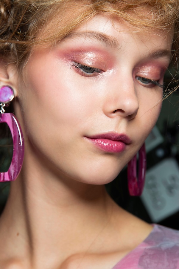 trucco con brillantini