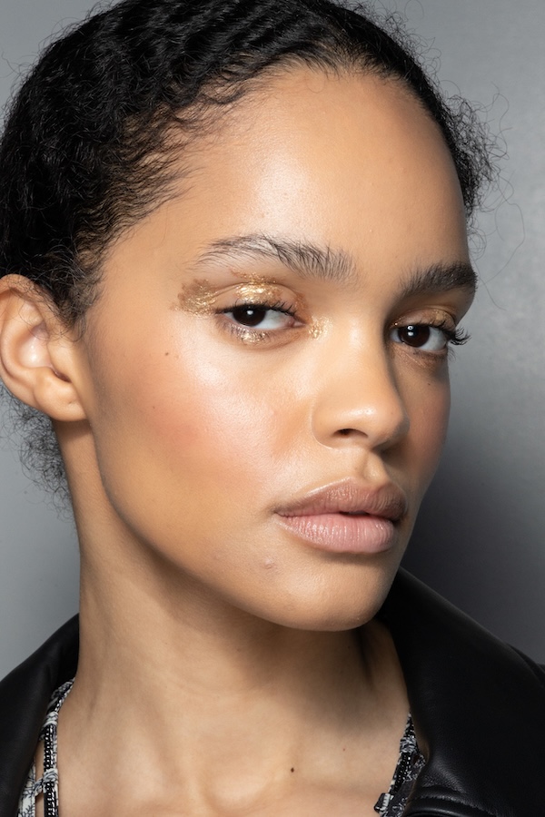 trucco con brillantini
