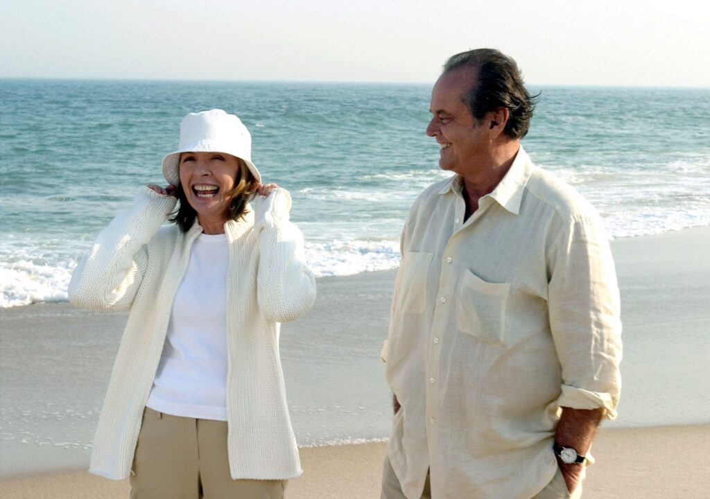 amori maturi nei film Tutto può succedere con Jack Nicholson, Diane Keaton