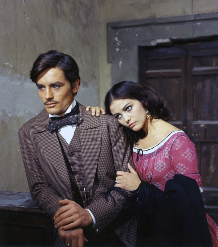 Claudia Cardinale e Alian Delon ne Il Gattopardo