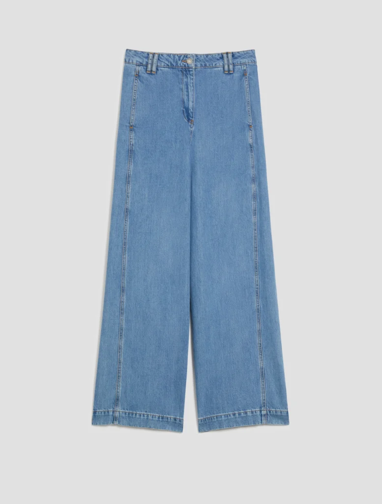 tendenze denim moda autunno 2025 i migliori jeans a palazzo