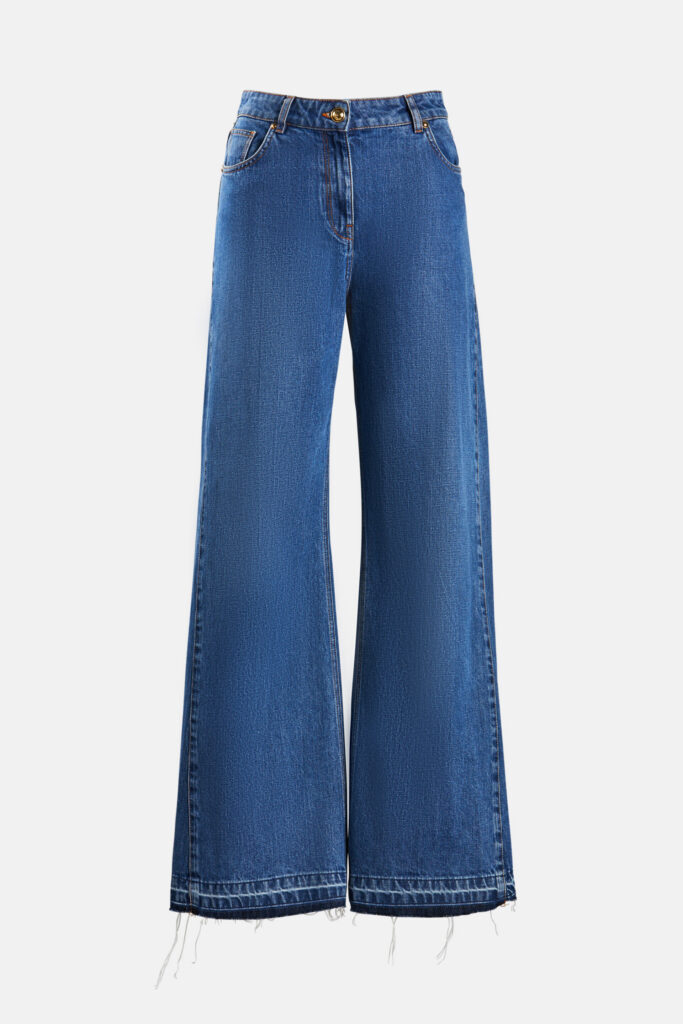 tendenze denim moda autunno 2025 i migliori jeans a palazzo
