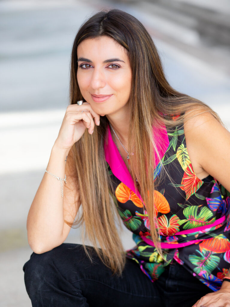 Arianna Mortelliti, nipote di Andrea Camilleri, è insegnante di scienze e scrittrice (ph. Flaminia Lera).
