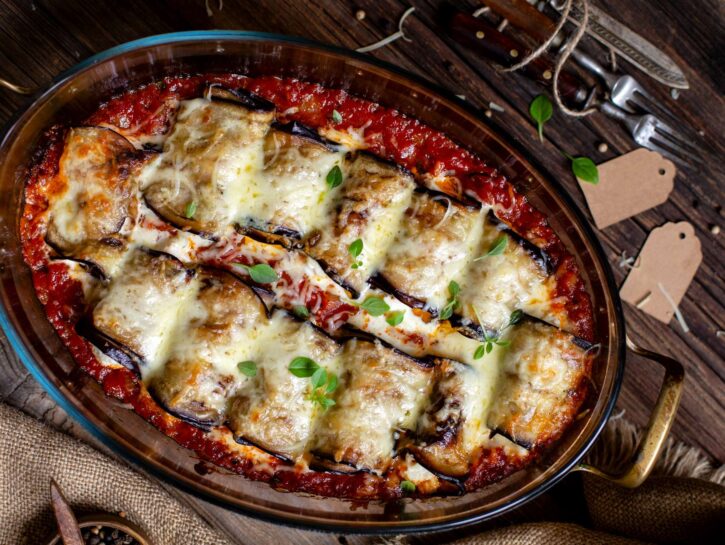 Involtini di melanzane alla parmigiana light