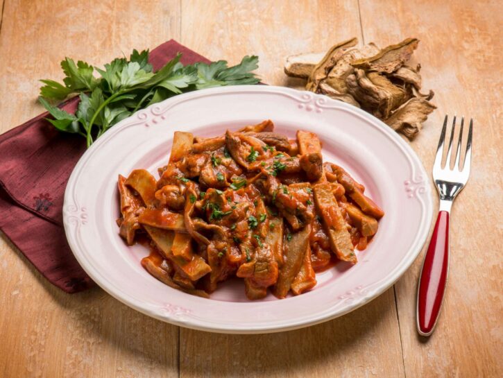 Spezzatino di seitan alla cacciatora