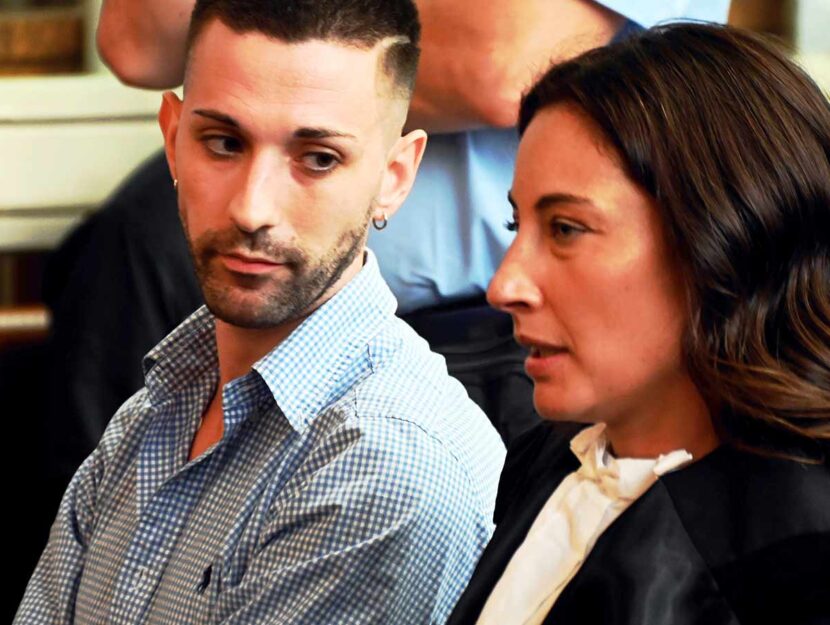 Alessandro Impagnatiello e l'avvocato Gerardini