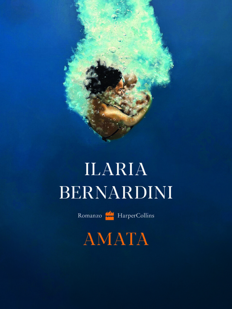 La copertina di Amata, il nuovo romanzo di Ilaria Bernardini (HarperCollins).