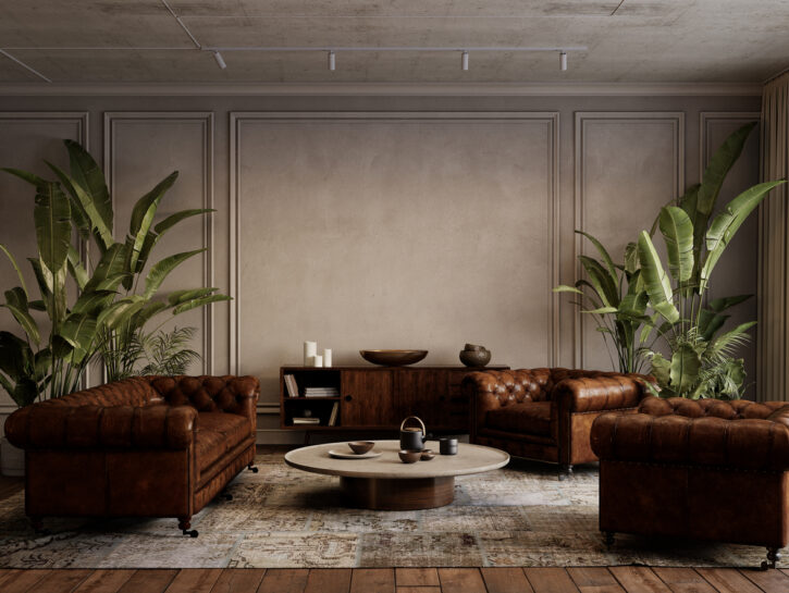 Divano Chesterfield: come abbinarlo al meglio