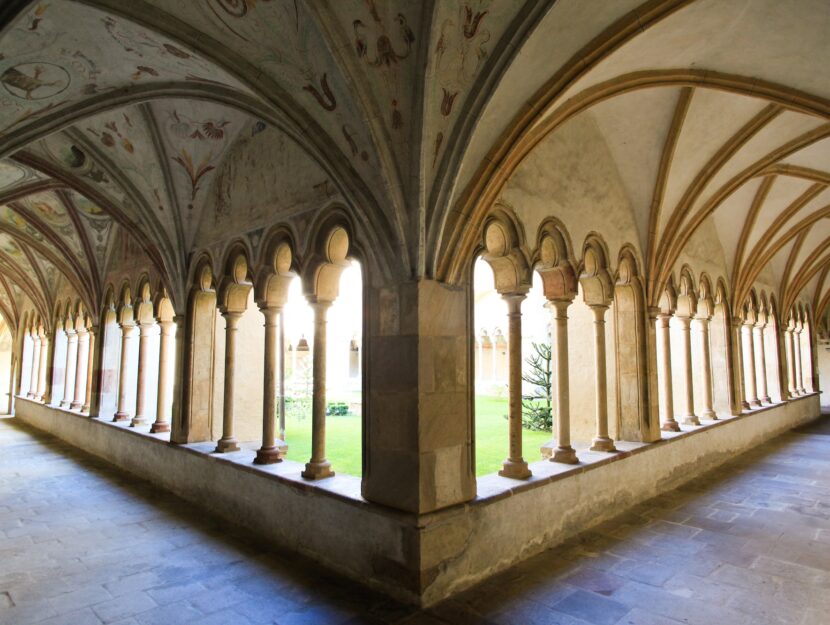 Il chiostro della Chiesa dei Domenicani.