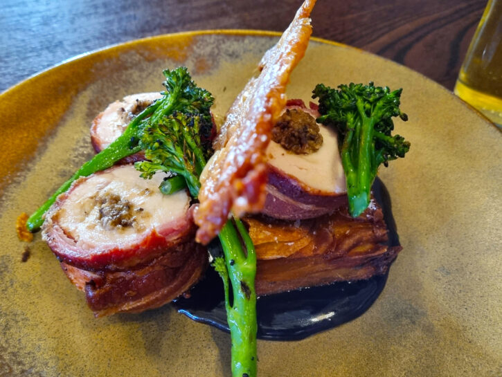 Involtini di speck e castagne