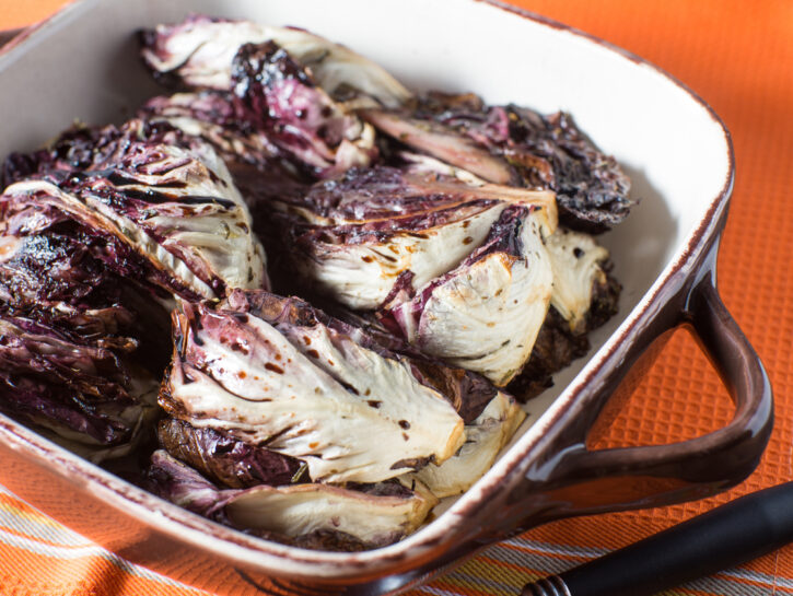 Radicchio grigliato con aceto balsamico