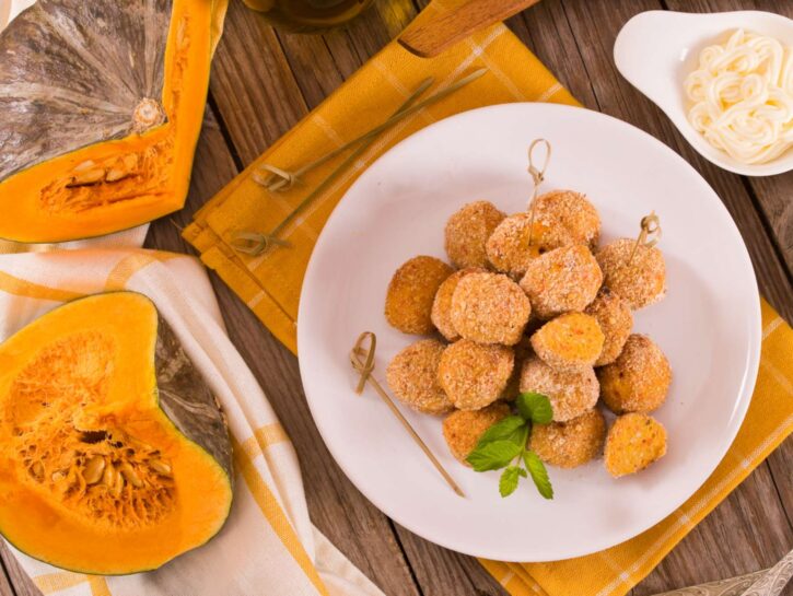Arancini alla zucca, finger food fra eleganza e tradizione