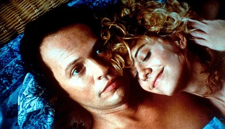 Billy Crystal e Meg Ryan in una scena del film Harry, ti presento Sally&hellip; (1989)