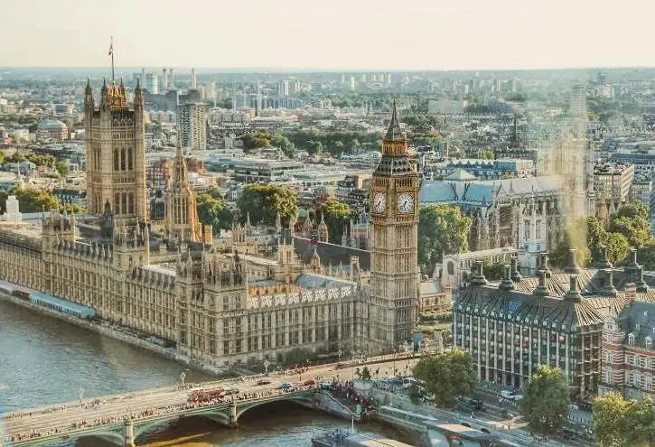 vista panoramica di Londra