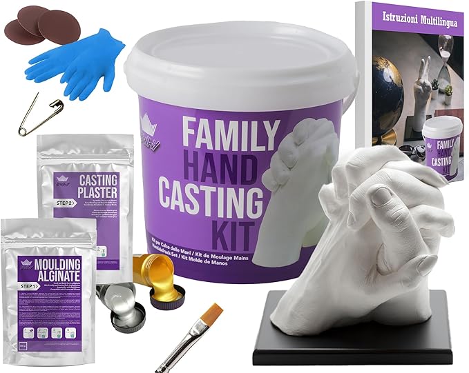 calco mani gesso regali natale personalizzati