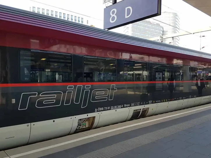 Dall'Italia a Vienna: primo treno ad alta velocità